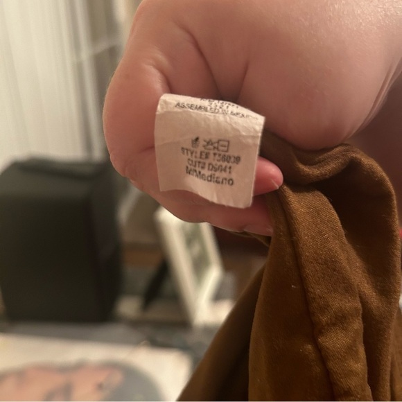 Women’s Sincerely Jules Crop Racerback Tank Too Size Medium in Brown - Picture 2 of 6